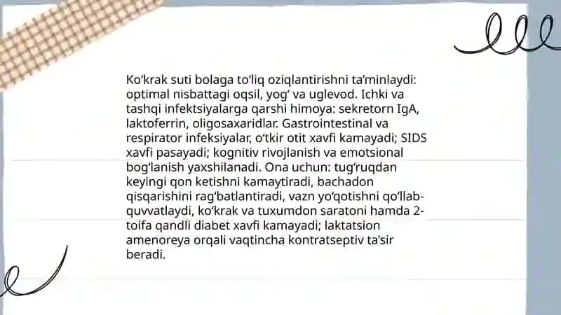 Ko’krak bilan boqishni zamonaviy tamoyillari 4