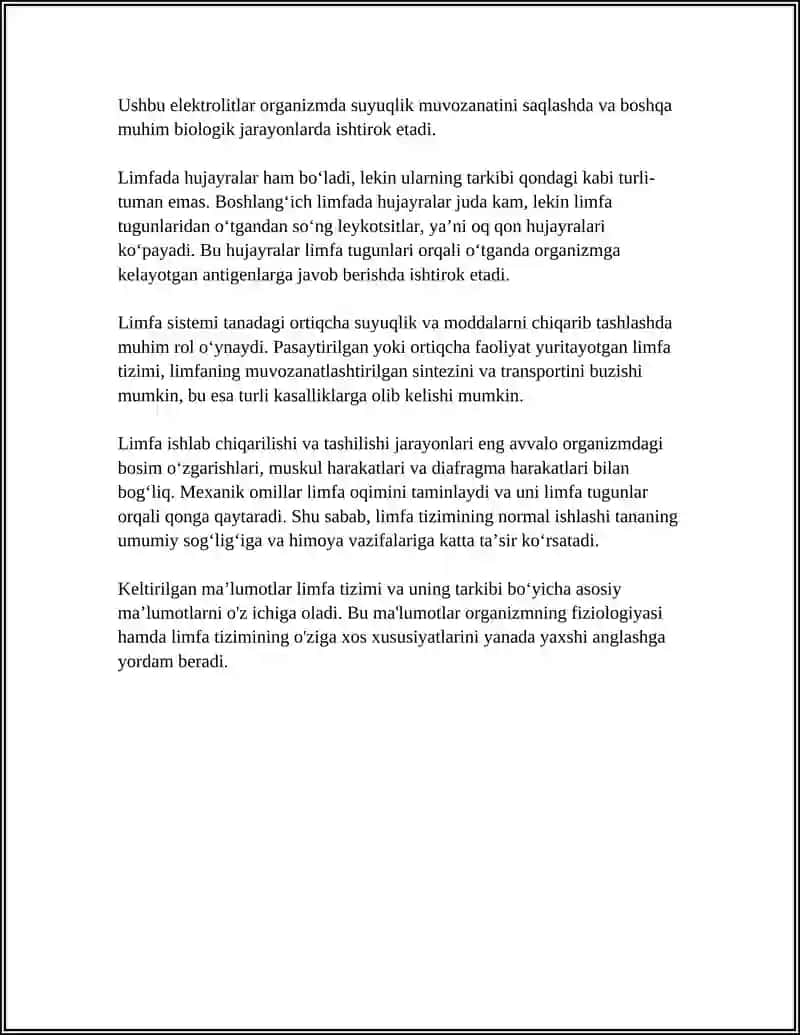LIMFA SISTEMASI FIZIOLOGIYASI 4