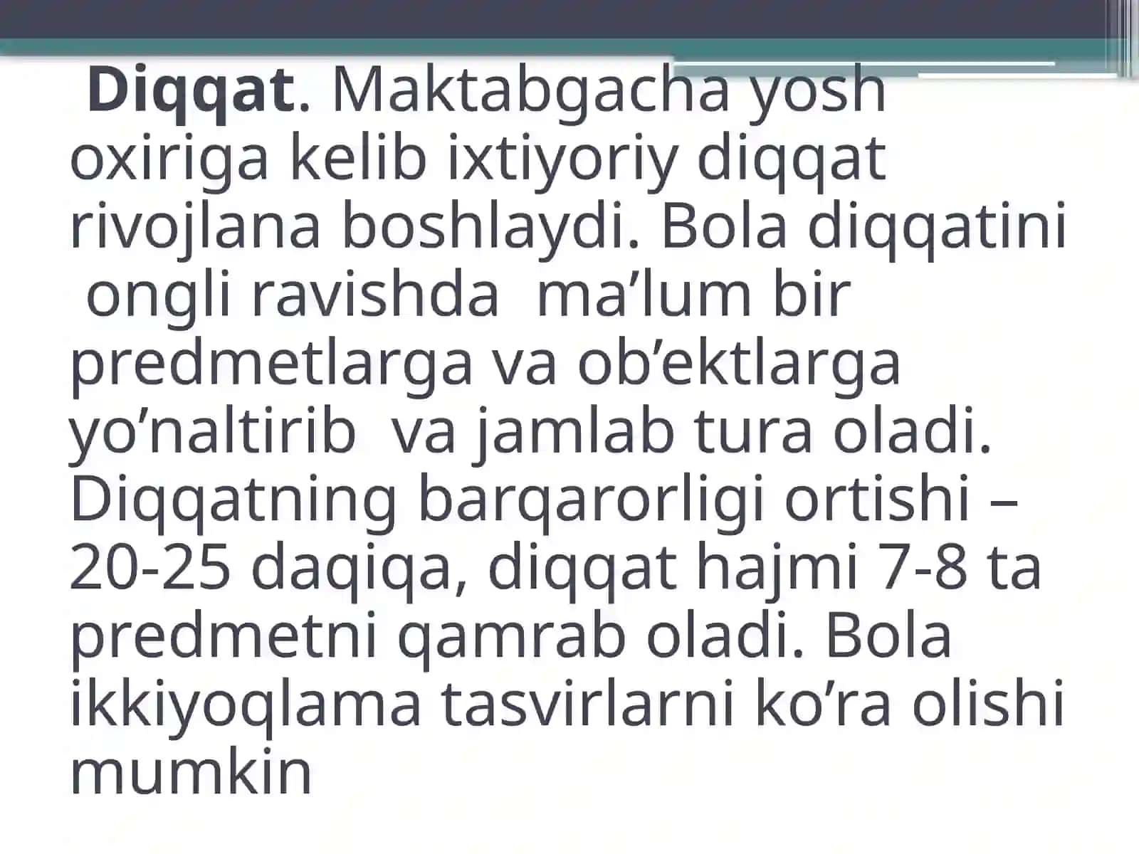 Bolalarni maktabdagi ta'lim jarayoniga psixik jihatdan tayyorlash 4