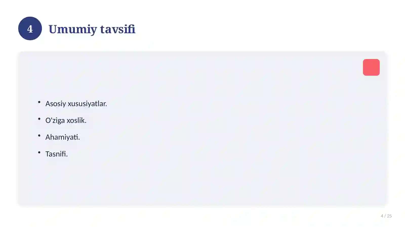 Geografiya fanidan 9-sinf loyiha ishi 4