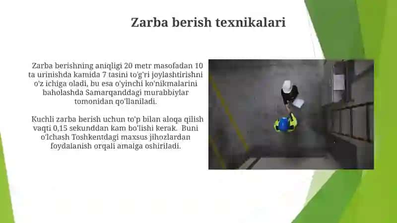 Futbol sport oʻyini texnikasini oʻrgatish 4