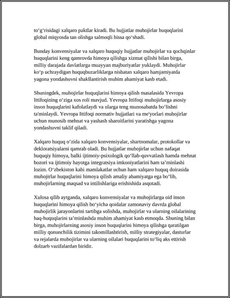 MUHOJIRLARNI HUQUQLARINI HIMOYA QILISH 4