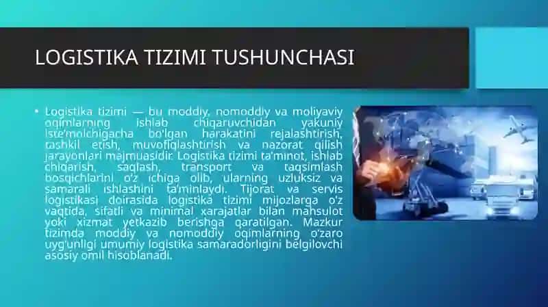 Logistik Tizimda Moddiy va Nomoddiy Oqimlarni Boshqarish Xususiyatlari 4