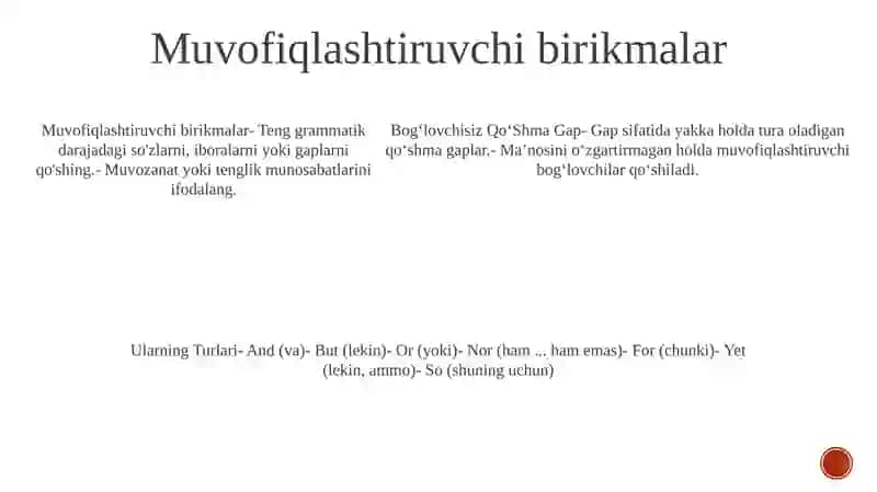 Bog'Lovchisiz Qo'Shma Gap Va Ularning Turlari 4