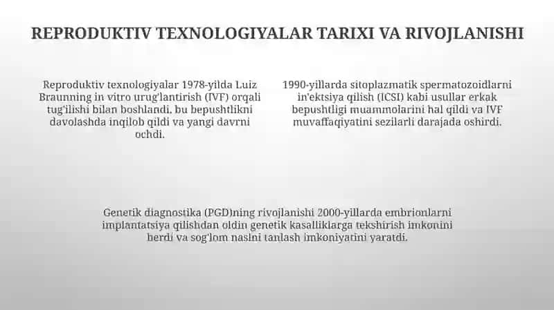 Yangi reproduktiv texnologiyalarni qo'llash va prenotal diagnostikaning etik jihatlari 4