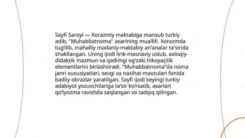 Xorazmiy va uning “Muhabbatnoma” asari 4