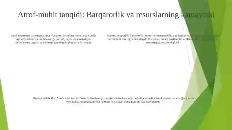 Bozor Iqtisodiyotiga Muxolif G‘Oyalar 4