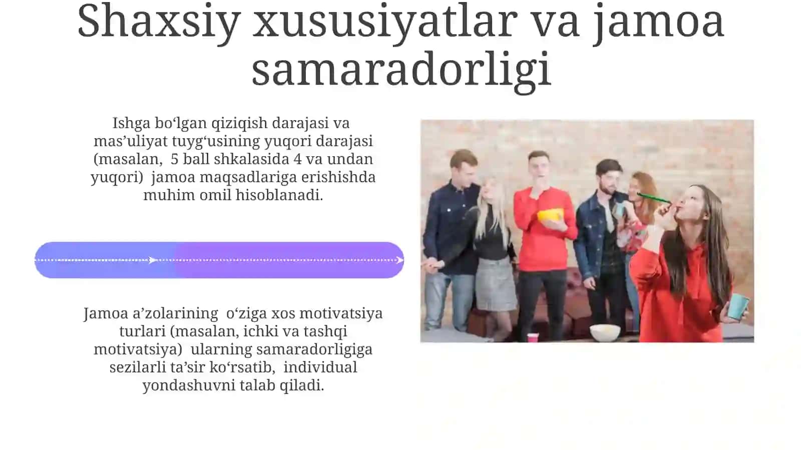 Sinfdagi jamoviy ishlarning tashkil etishning psixalogik aspekti 4