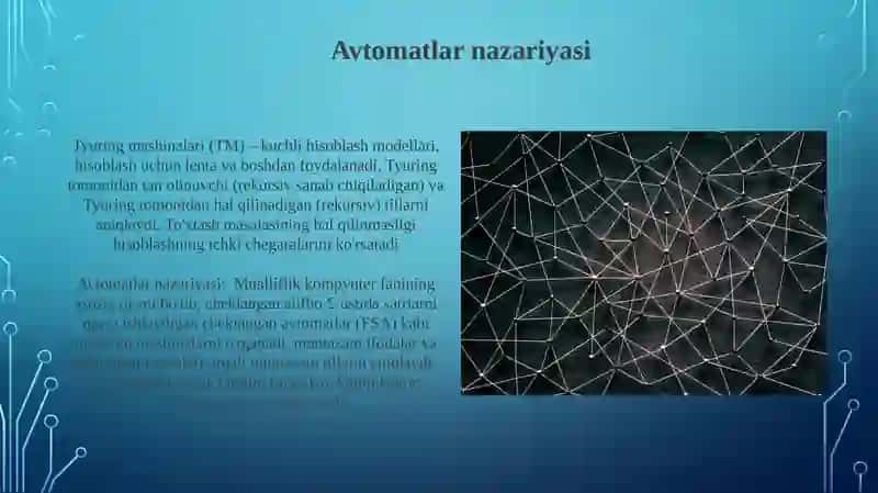 Informatikaning nazariy asoslari faniga kirish 4
