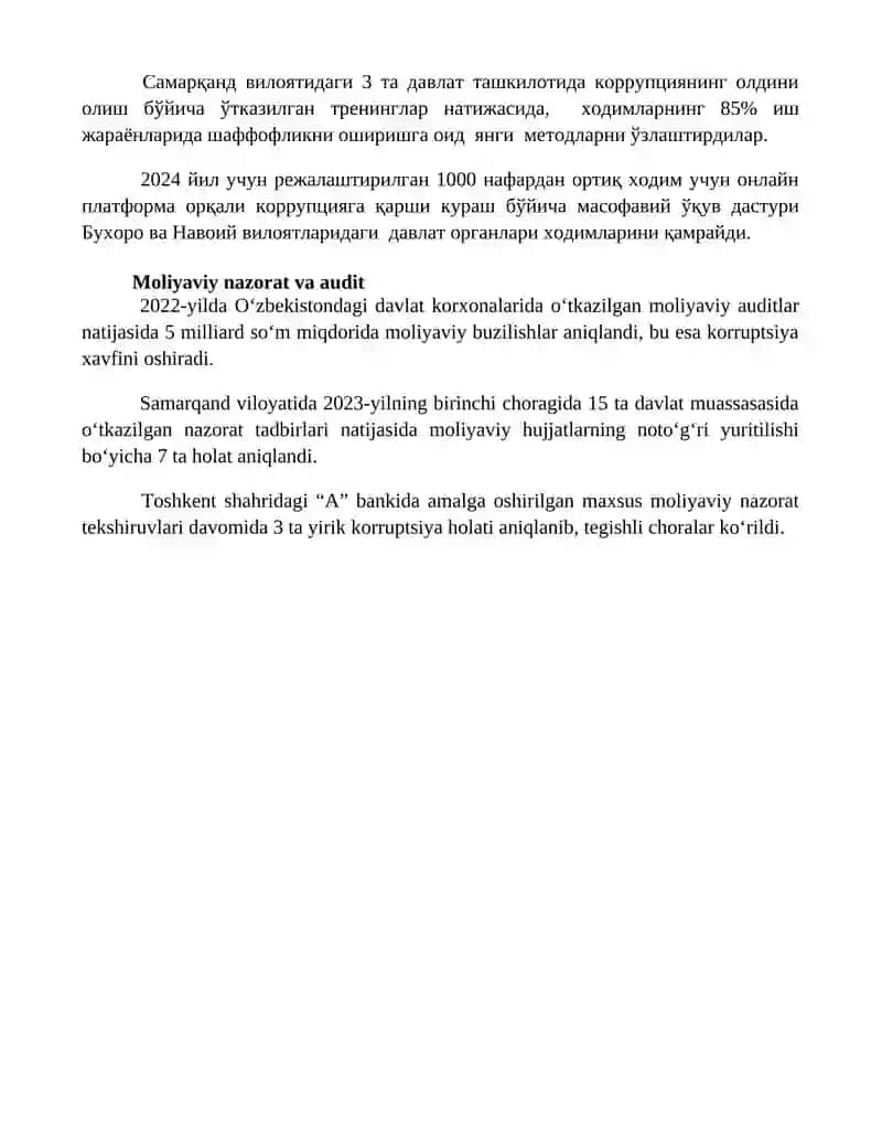 Korrupsiyani oldini olish 4