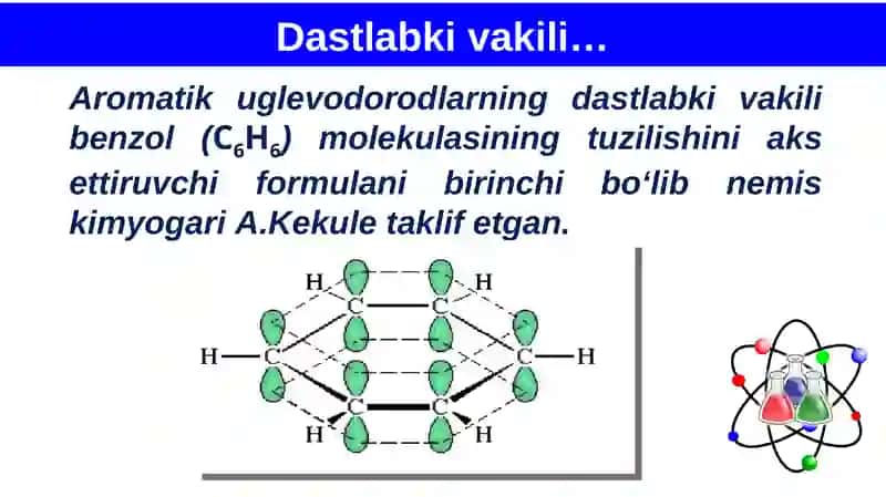 Aromatik birikmalar. Olinishi va xossalari 4