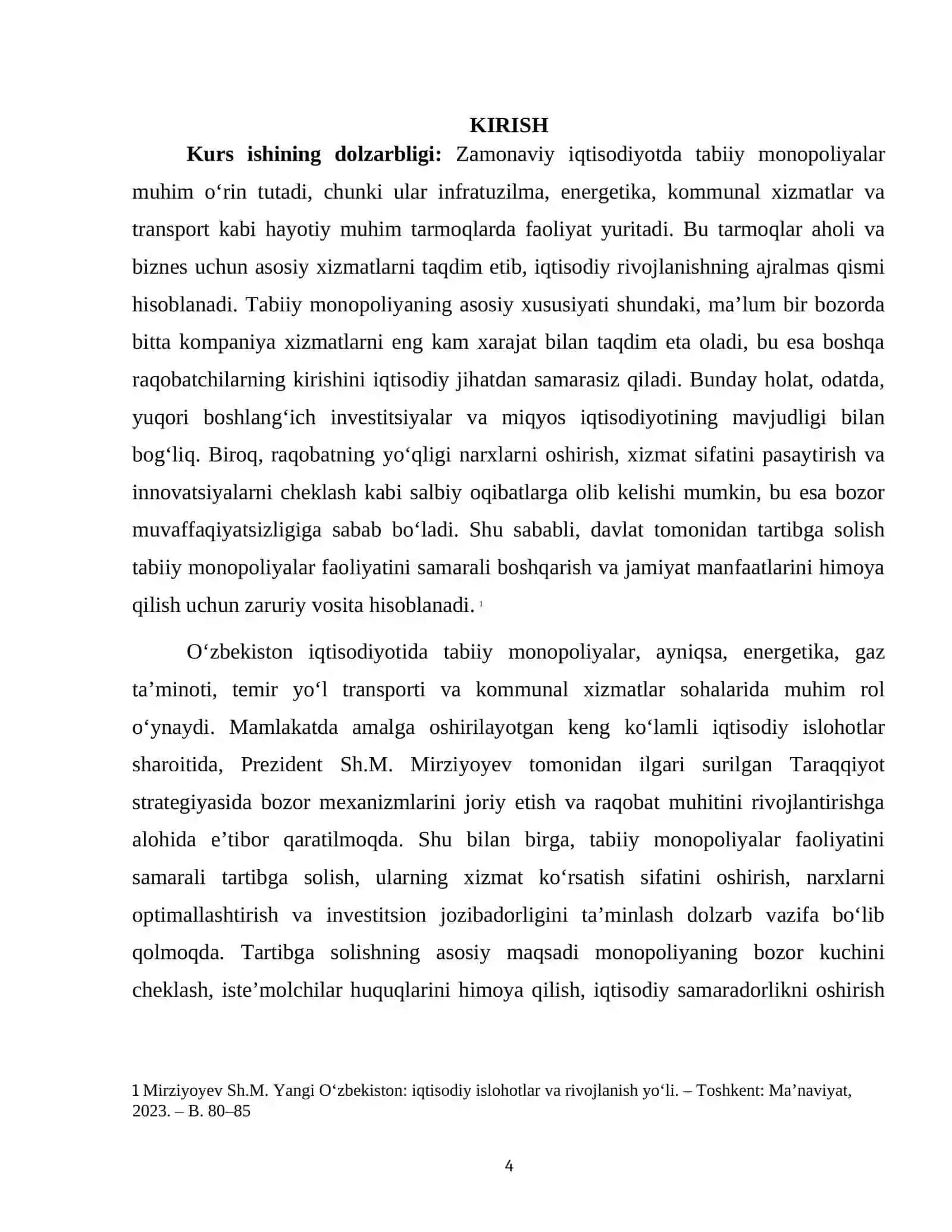Tabiiy monopoliyani davlat tomonidan tartibga solish 4