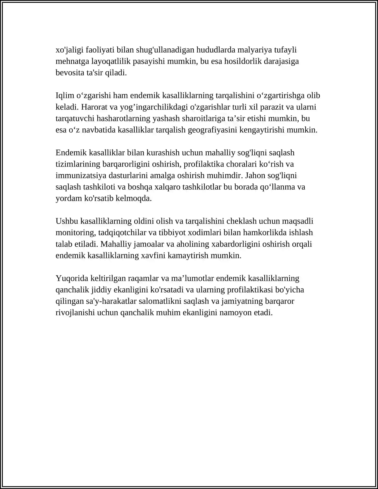 BIOGEN ELEMENTLAR KONSENTRATSIYASI OZGARISHI BILAN BOGLIQ BOLGAN ENDEMIK VA KASB KASALLIKLARI 4