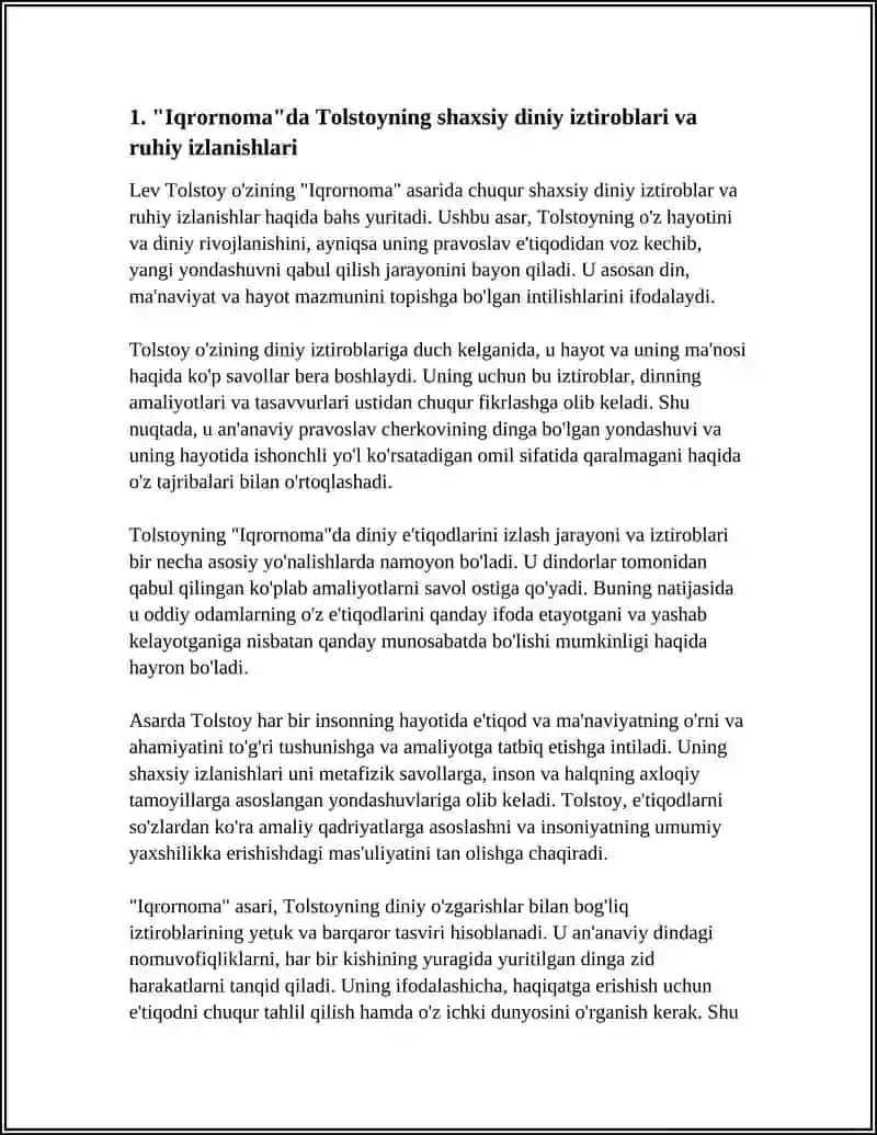 "IQRORNOMA" ASARIDAGI DINIY E'TIQOTLARNI TAHLIL ETISH 4