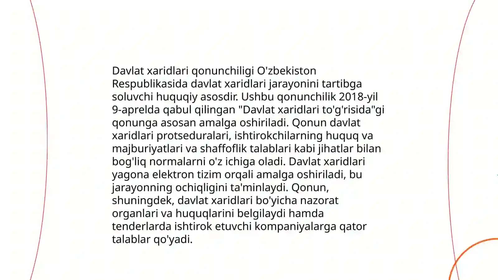 To'g'ridan-to'g'ri shartnomalar bo'yicha amalga oshiriladigan davlat xaridlari 4