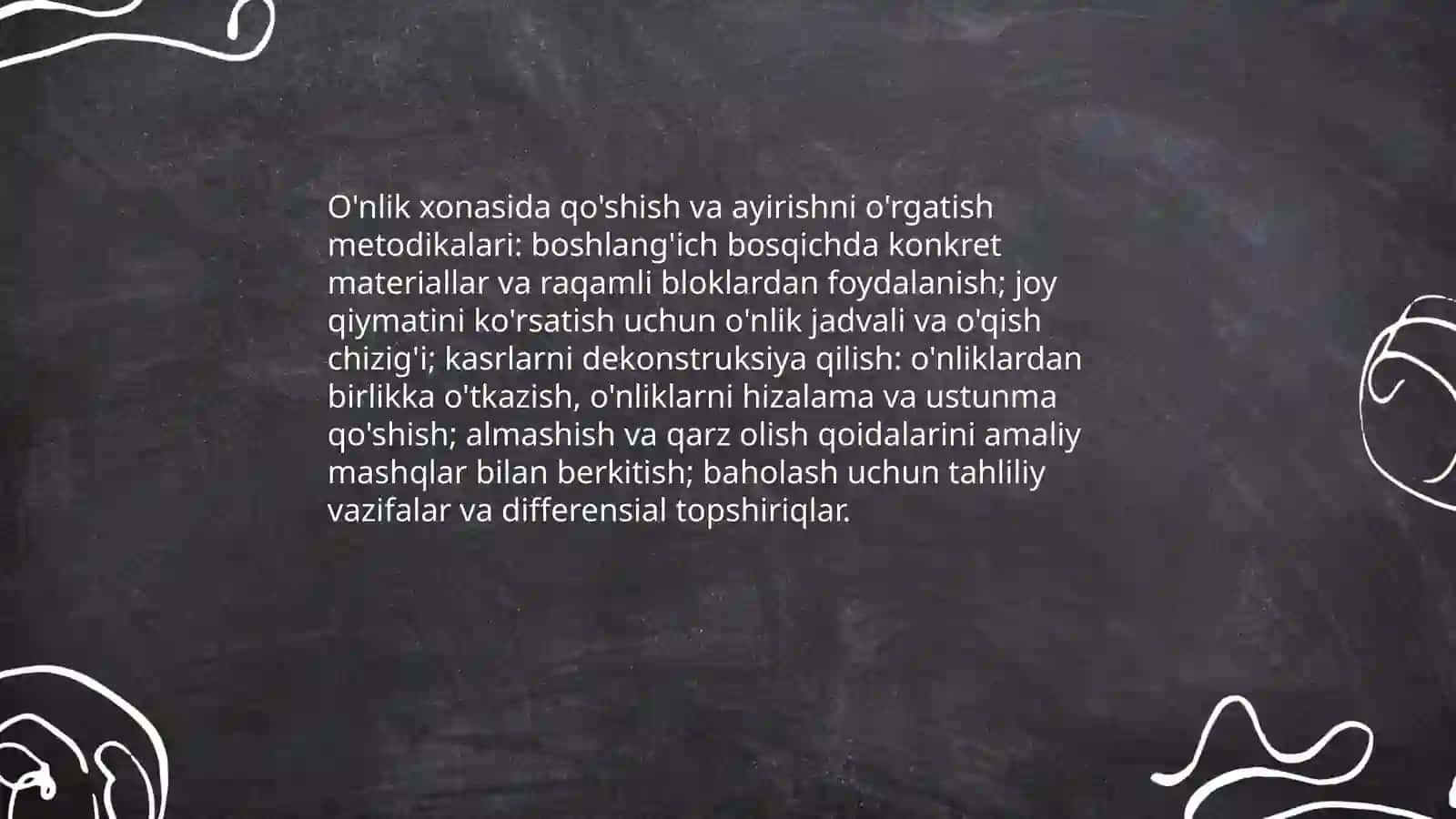 Nomanfiy sonlar ustida arfmetik amallarni o'rgatish metodikasi 4