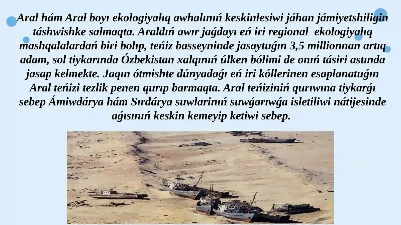 Aralapatshılıǵıhámonıńaldınalıwboyınshamámleketliksiyasatı 4