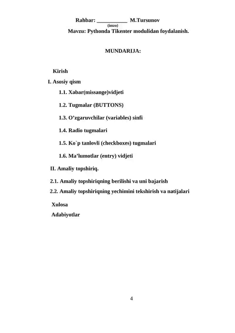 Pythonda Tikenter modulidan foydalanish 4