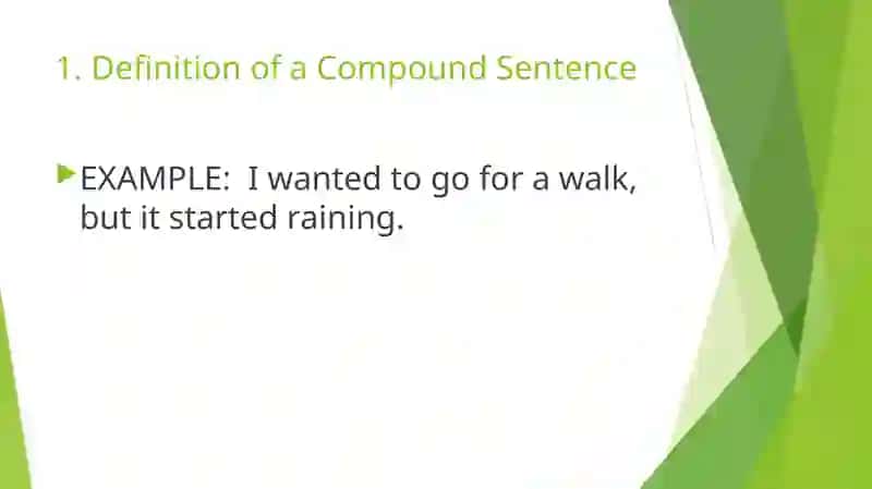 Compound Sentence 4
