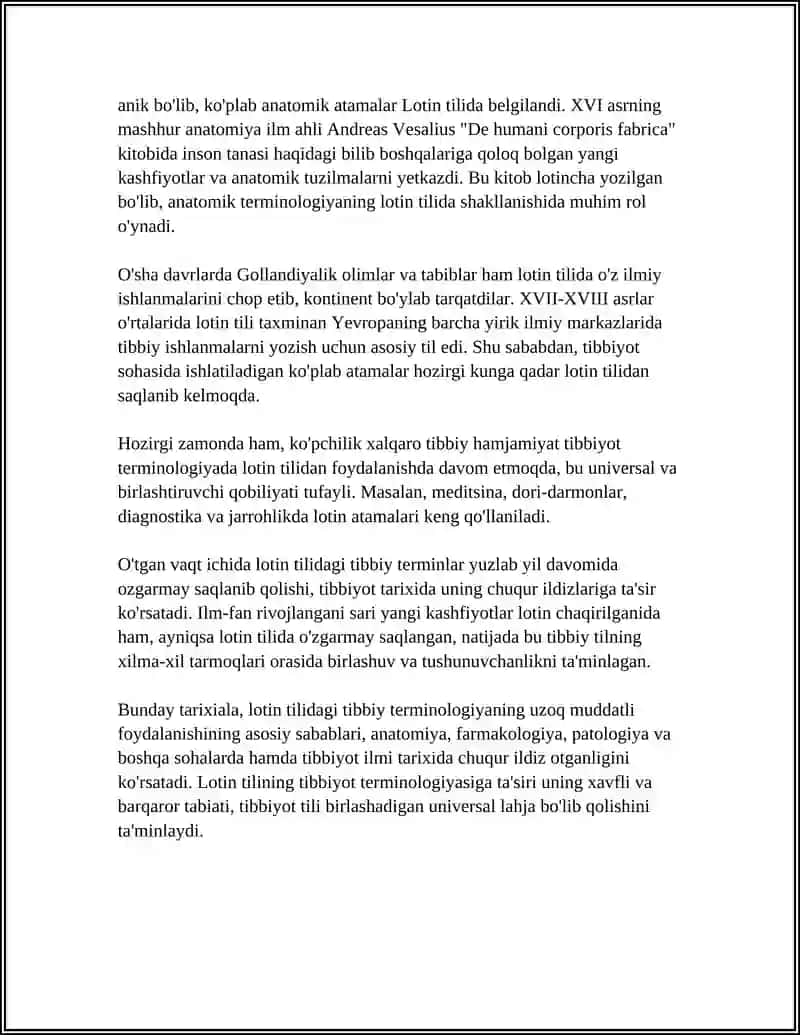 LOTIN TILI FANIDAN TIBBIY TERMINALOGIYA ASOSCHILARI 4