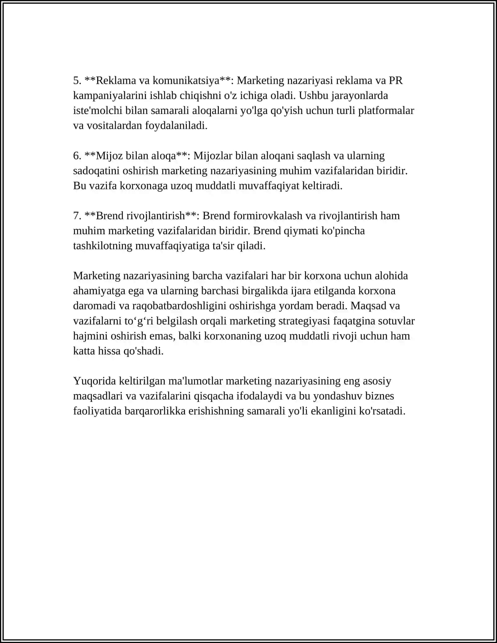 MARKETING NAZARIYASI TUSHUNCHASI VA EVOLUTSIYASI 4