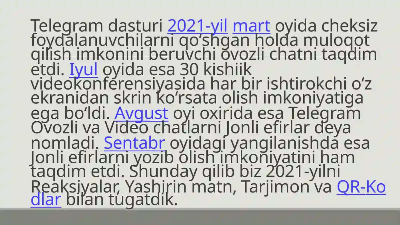 Telegram Tezkor Xabar Almashish Vositasi 4