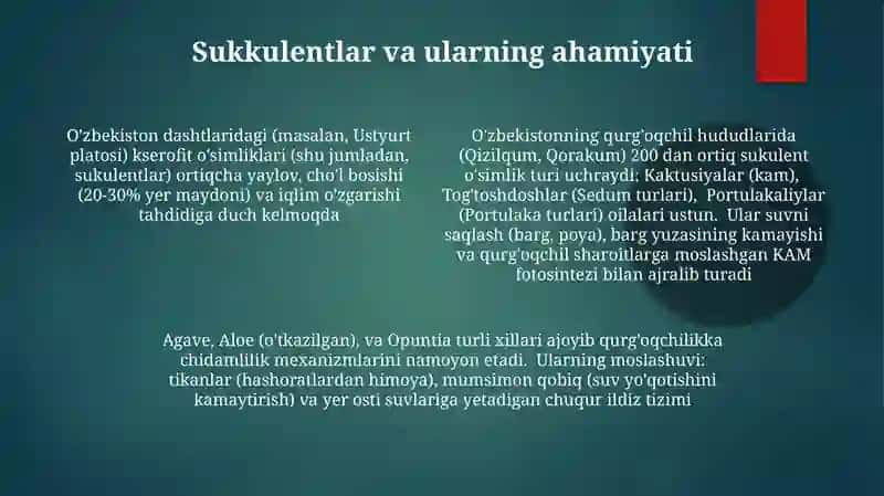 O'zbekistonning to'g' cho'l dashtlarida o'sadigan o'simliklar 4