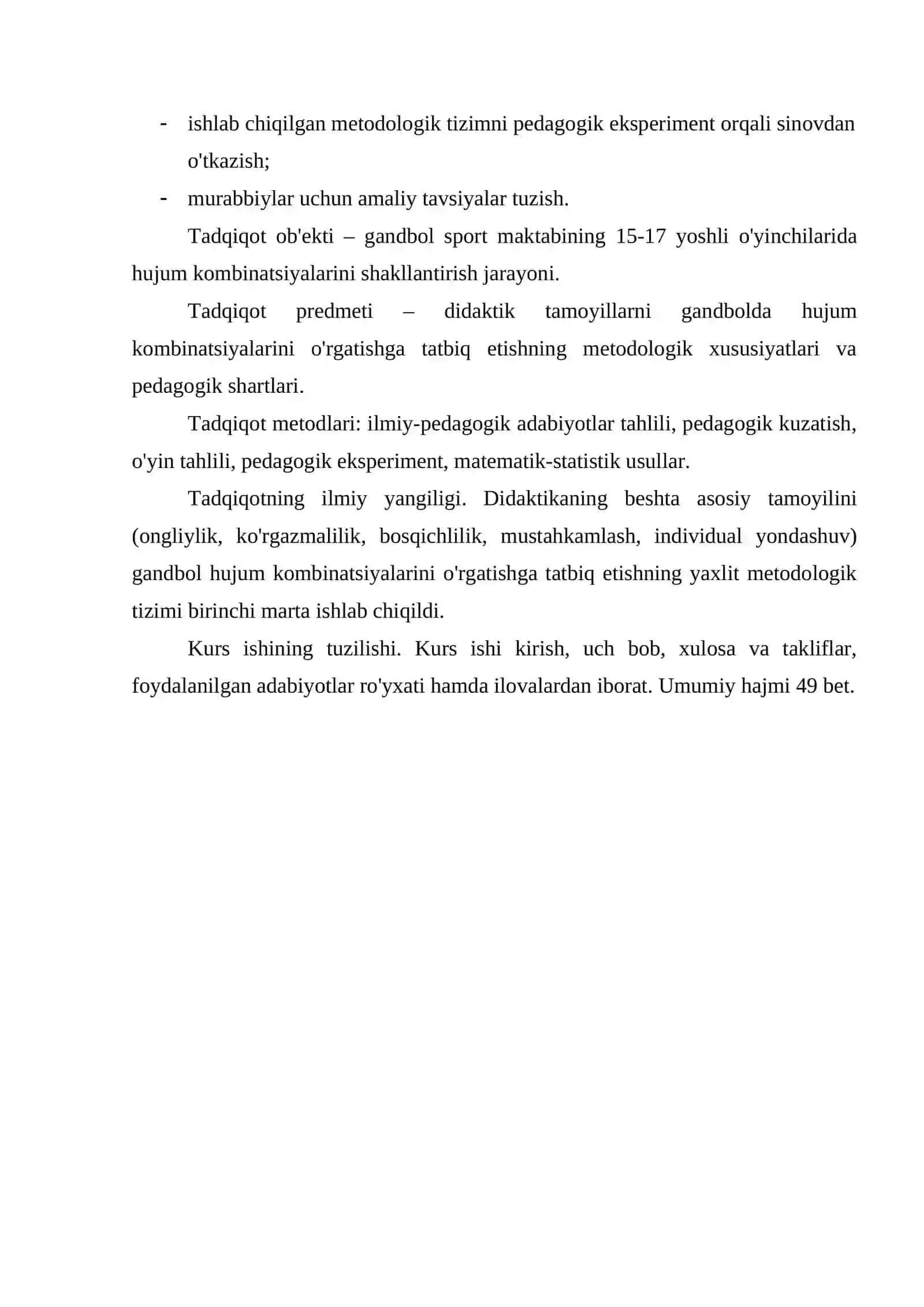 Gandbolda hujum kombinatsiyalarini o'rgatishning didaktik tamoyillari 4