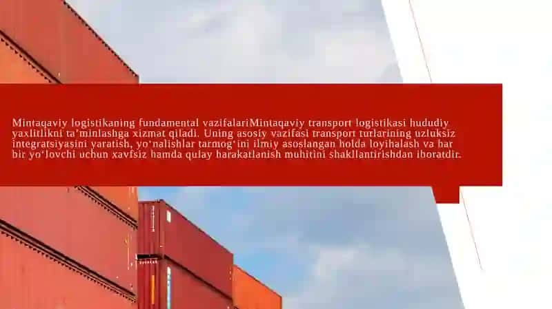 Yo'lovchi transport tizimlarining mintaqaviy logistikasi 4