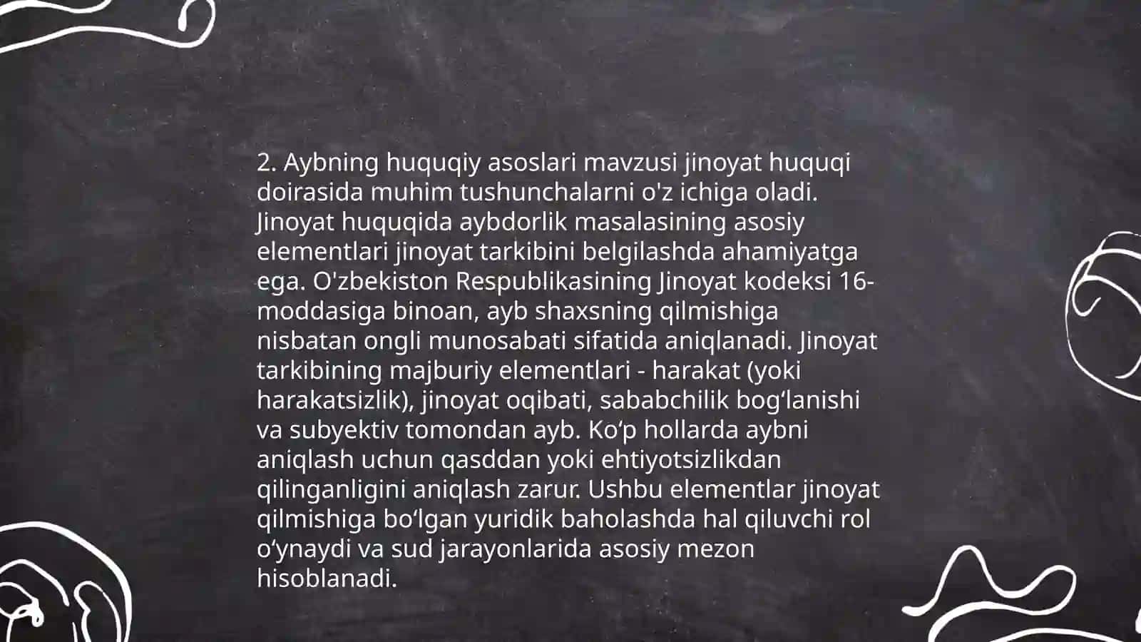 Ayb tushunchasi va shakllari 4