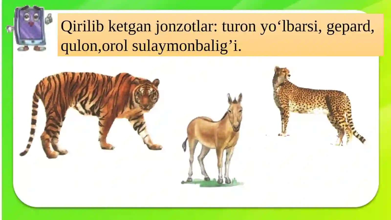 3-sinf Ona tili va o'qish fanidan O'zbekistonning o'ziga xos tabiati mavzuda dars taqdimoti 4