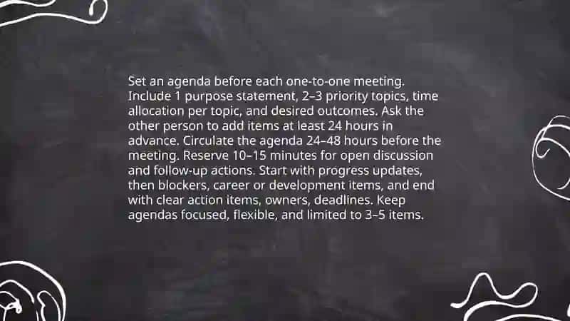 One-to-one Meeting Guide 4