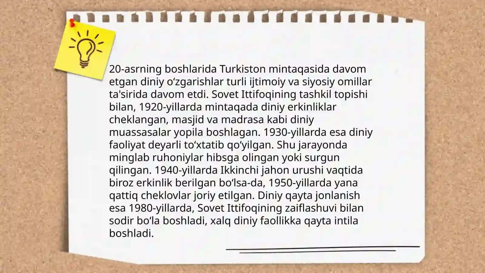 Milliy dinlar mavzusi 4
