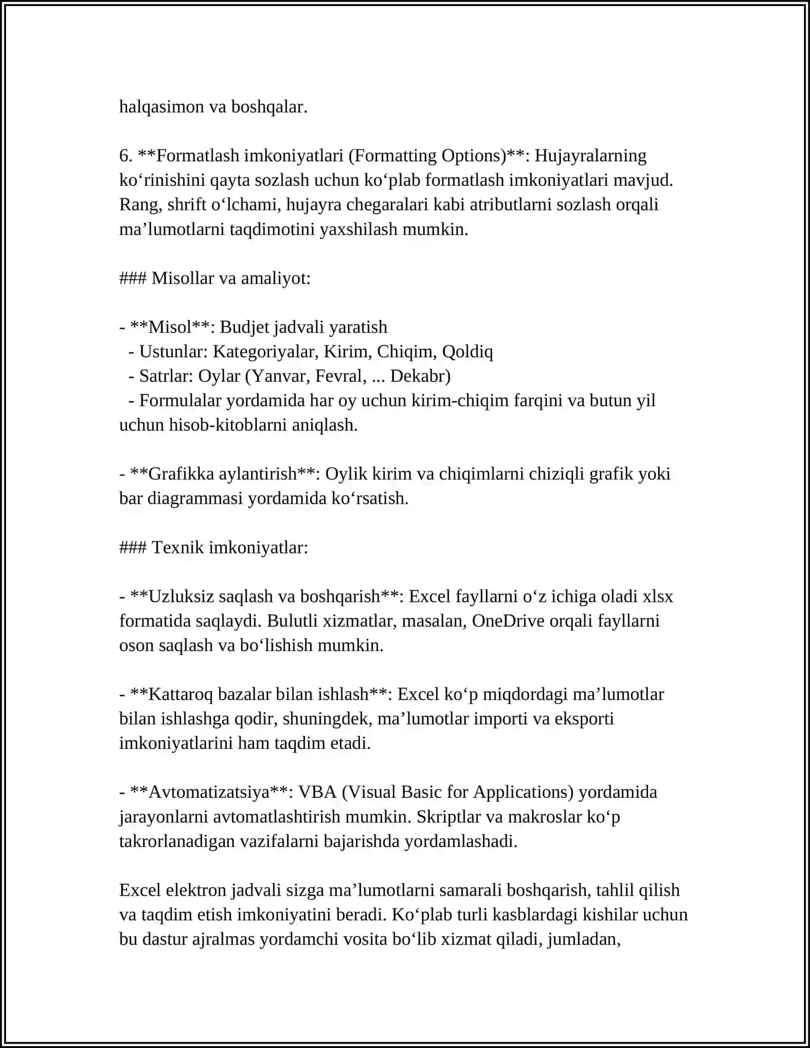 MS EXCEL ELEKTRON JADVALIDAN FOYDALANIB TANLANGAN SPORT TURIDA PEDAGOGIC TAJRIBA NATIJALARINING STATISTIK XARAKTERISTKALARINI OʻRTACHA ARIFMETIK QIYMATINI OʻZGARISH ISHONCHLILIGINI HISOBLASH USULLARI 4