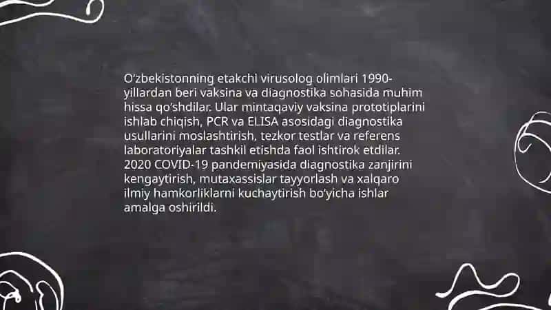 Oʻzbekistonda mikrobiologiya fanining shakllanishida yetakchi olimlarning roli va hissa historiografiyasi 4