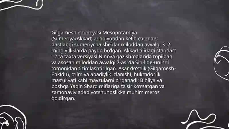 Qadimgi Mesopotamiya adabiyoti: Sumer va Akkad she'riyati 4
