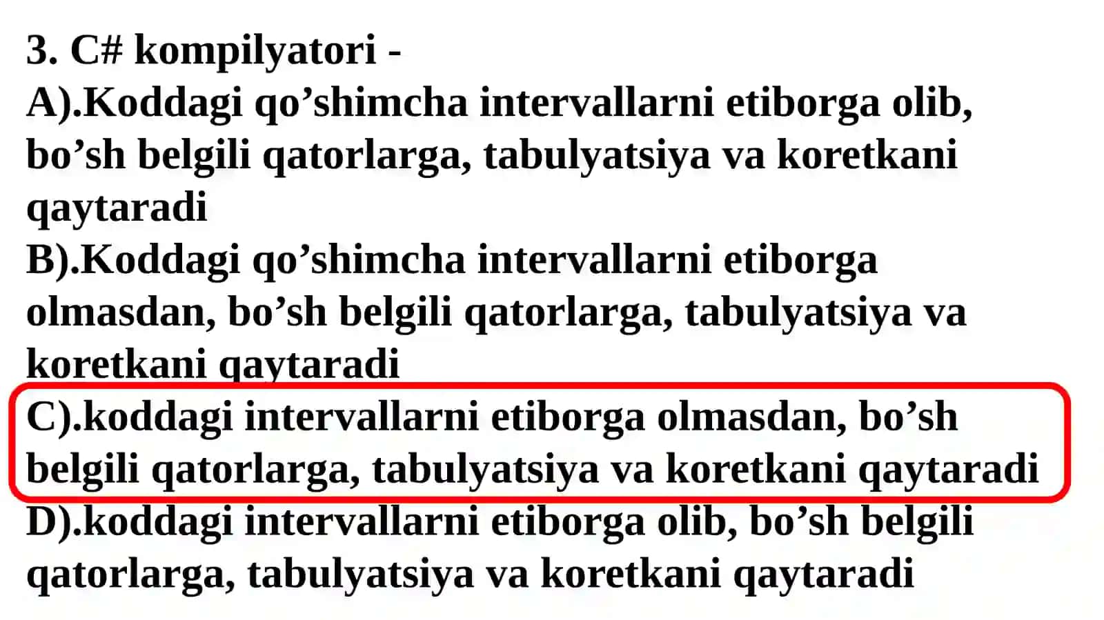 C# tilida umumlashtirish 4