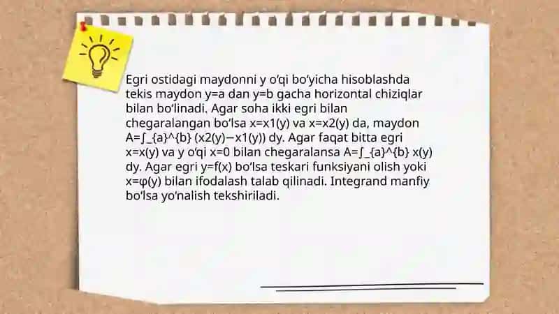 Aniq integralning geometrik tatbiqlari 4