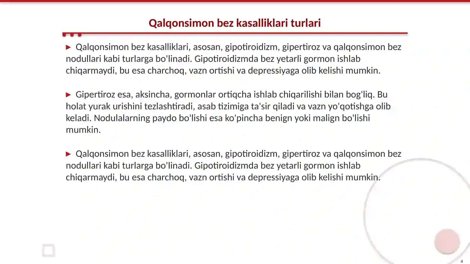 Qalqonsimon bez kasalliklari,Qandli diabet, diabetik koma,Semizlik 4