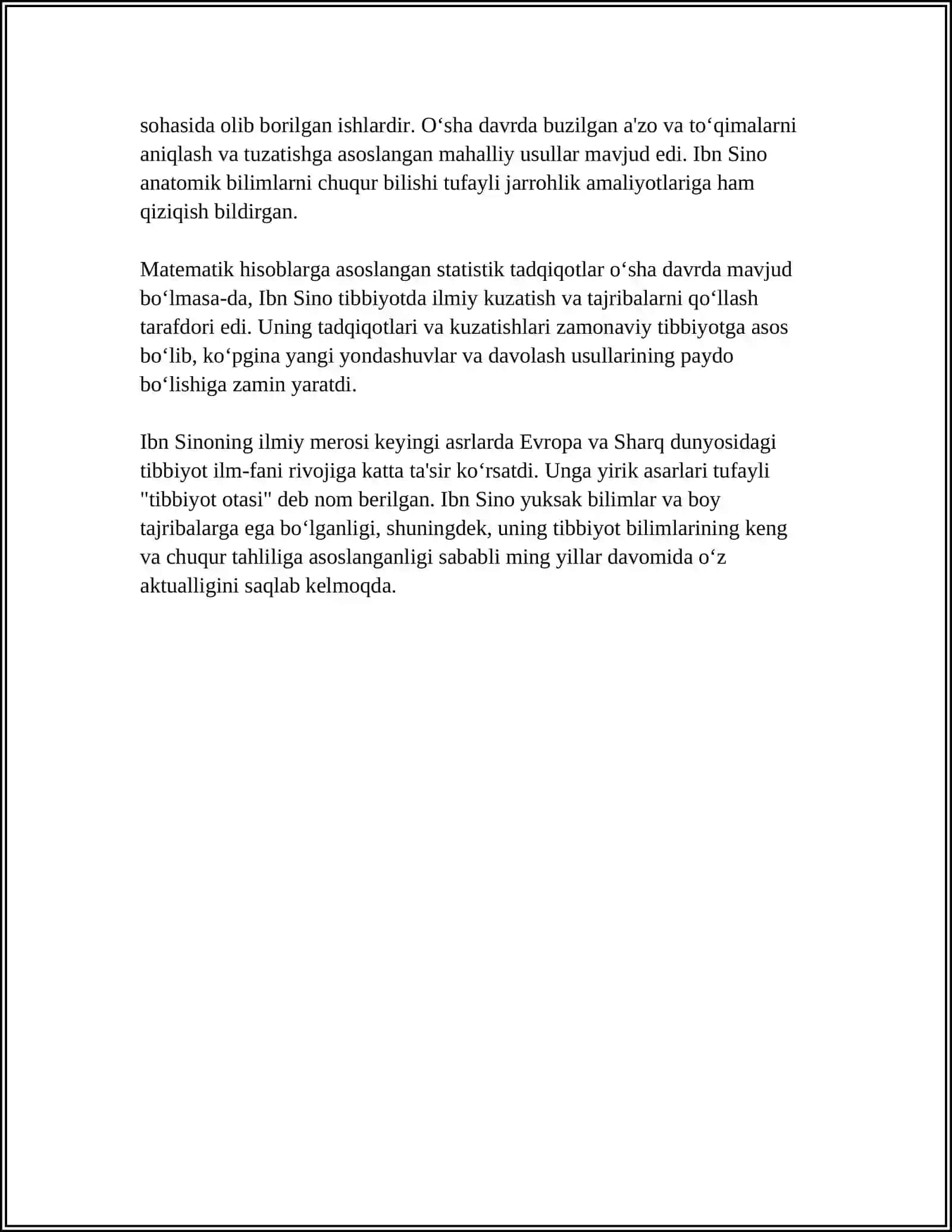 IBN SINO VA AL-ROZIY DAVRIDAGI ASEPTIKA VA ANTISEPTIKA 4