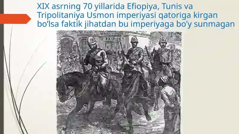 XIX asr oxiri XX asr boshlarida Shimoliy Afrika 4