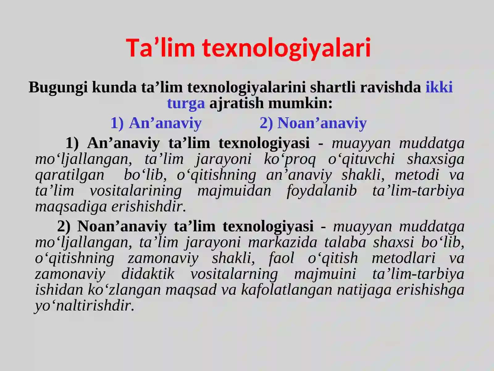 O'qituvchining innovatsion faoliyatini shakllantirish shartlari 4