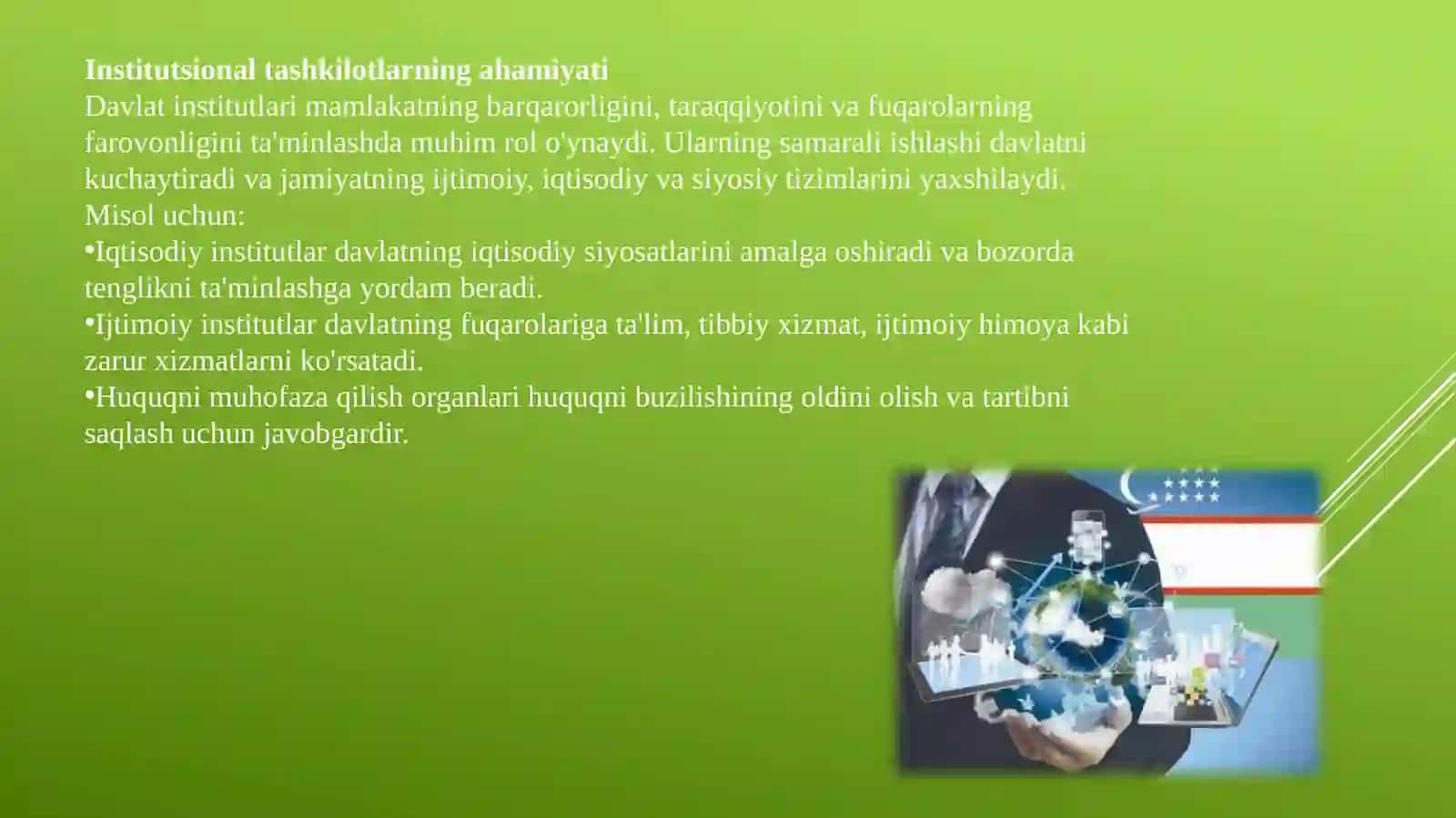DAVLAT INSTITUTSIONAL TASHKILOT SIFATIDA 4