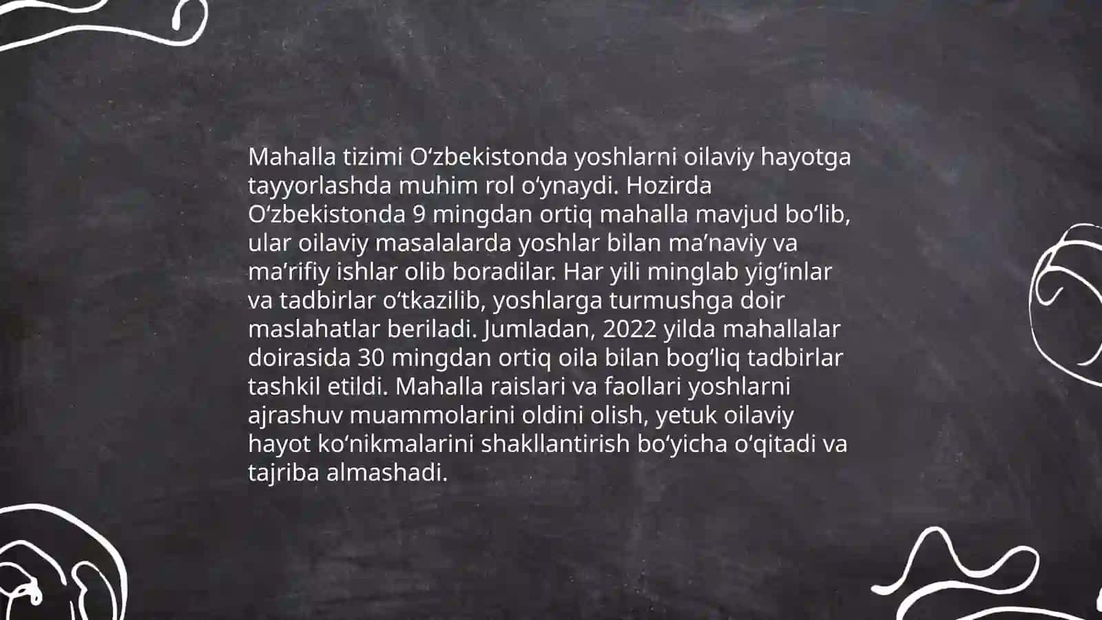 Oila va mahalla: Ijtimoiy-psixologik hamkorlik asosida yoshlarning tarbiyasi 4