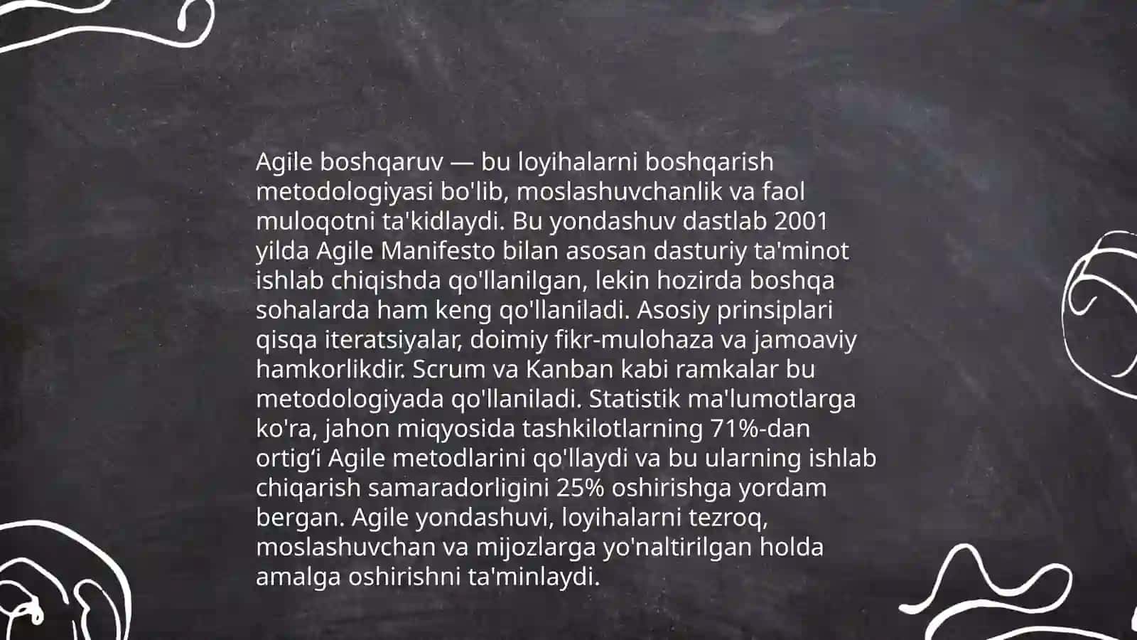Zamonaviy loyihalarni boshqarish 4