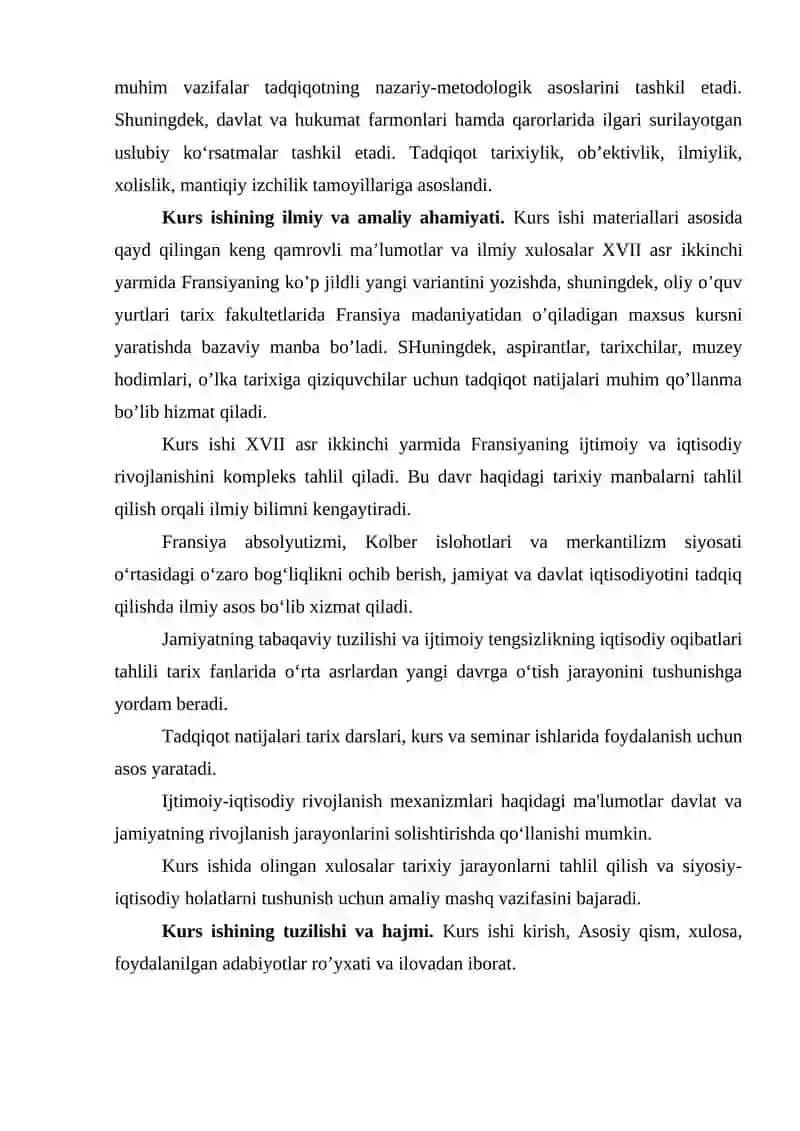 Fransiya XVII asrning ikkinchi yarmi - XX asr boshida 4