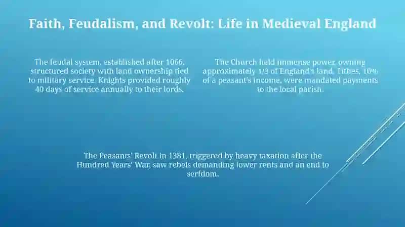 The historical background of Medieval and Renaissance England 4