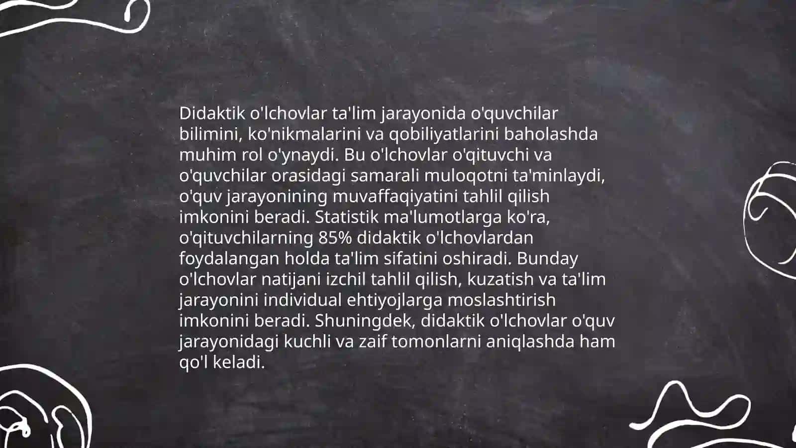 O'quv natijalarini baholash 4