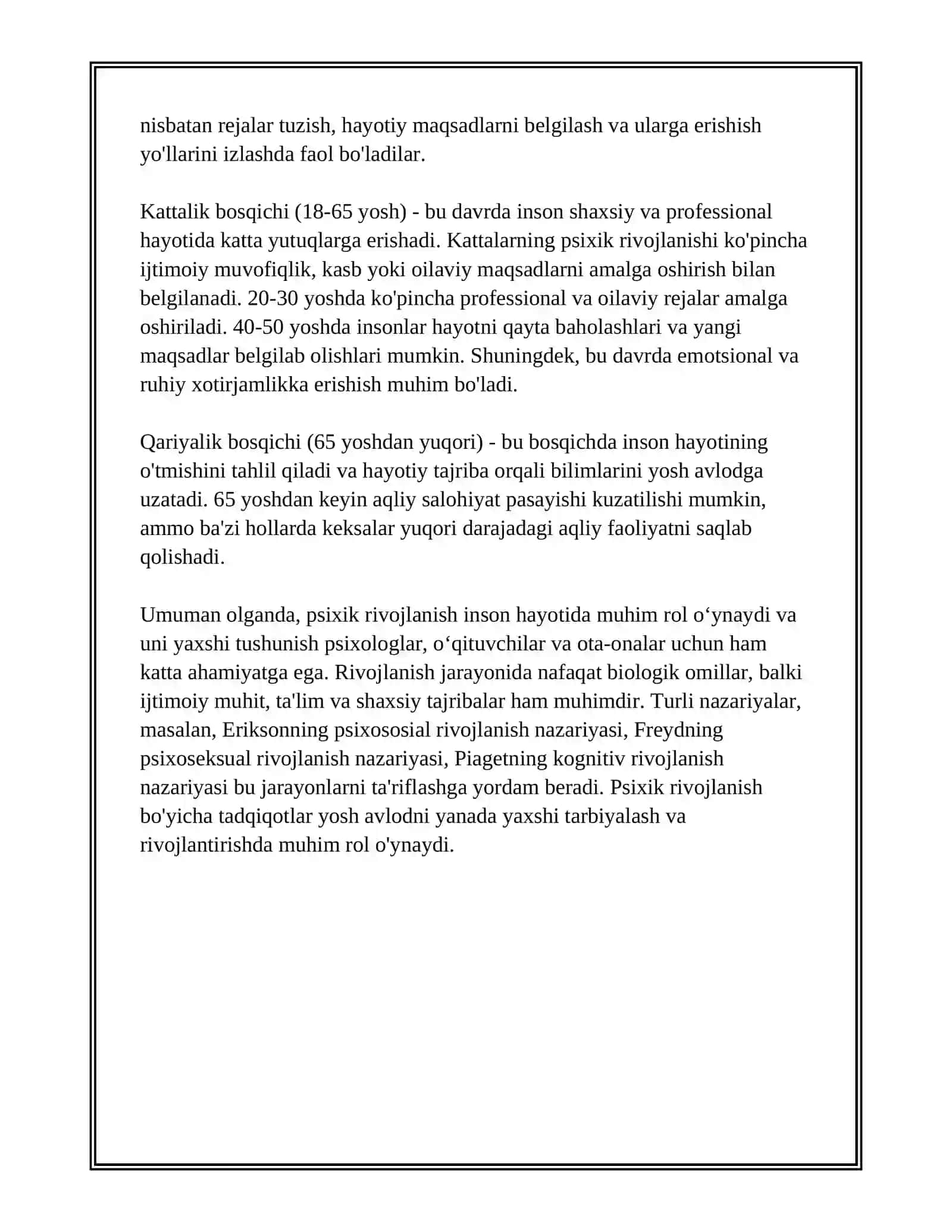 MUSTAQIL ISH Piskografik rivojlanish 4