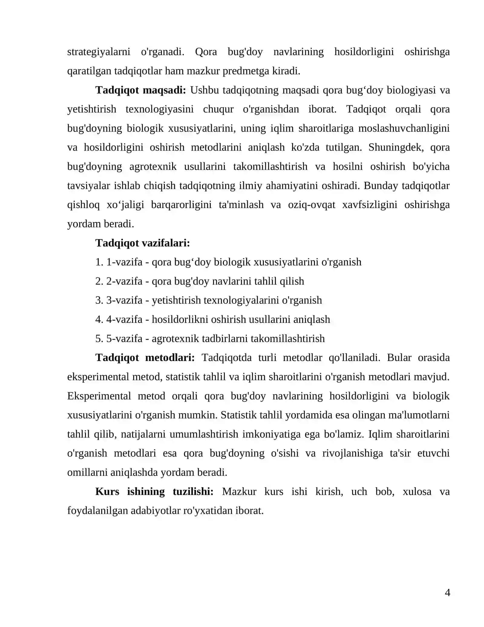 Qora bugʻdoy biologiyasi va yetishtirish texnoloʻgiyasi 4